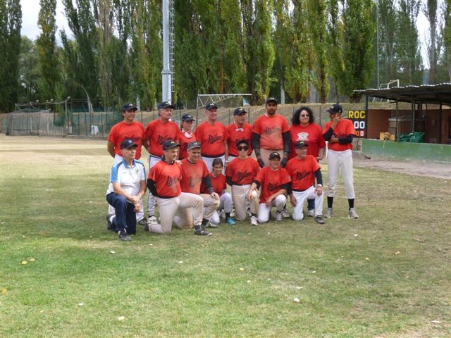 Foto di gruppo dei Tuoni prima della finale